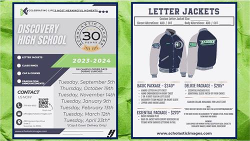 DISCOVERY HS LETTER JACKETS